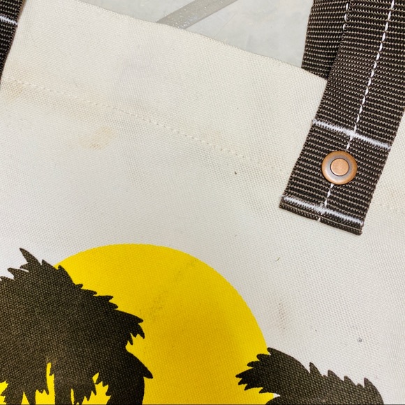 Tilt California palm tree tote shoulder handbag - Picture 8 of 8